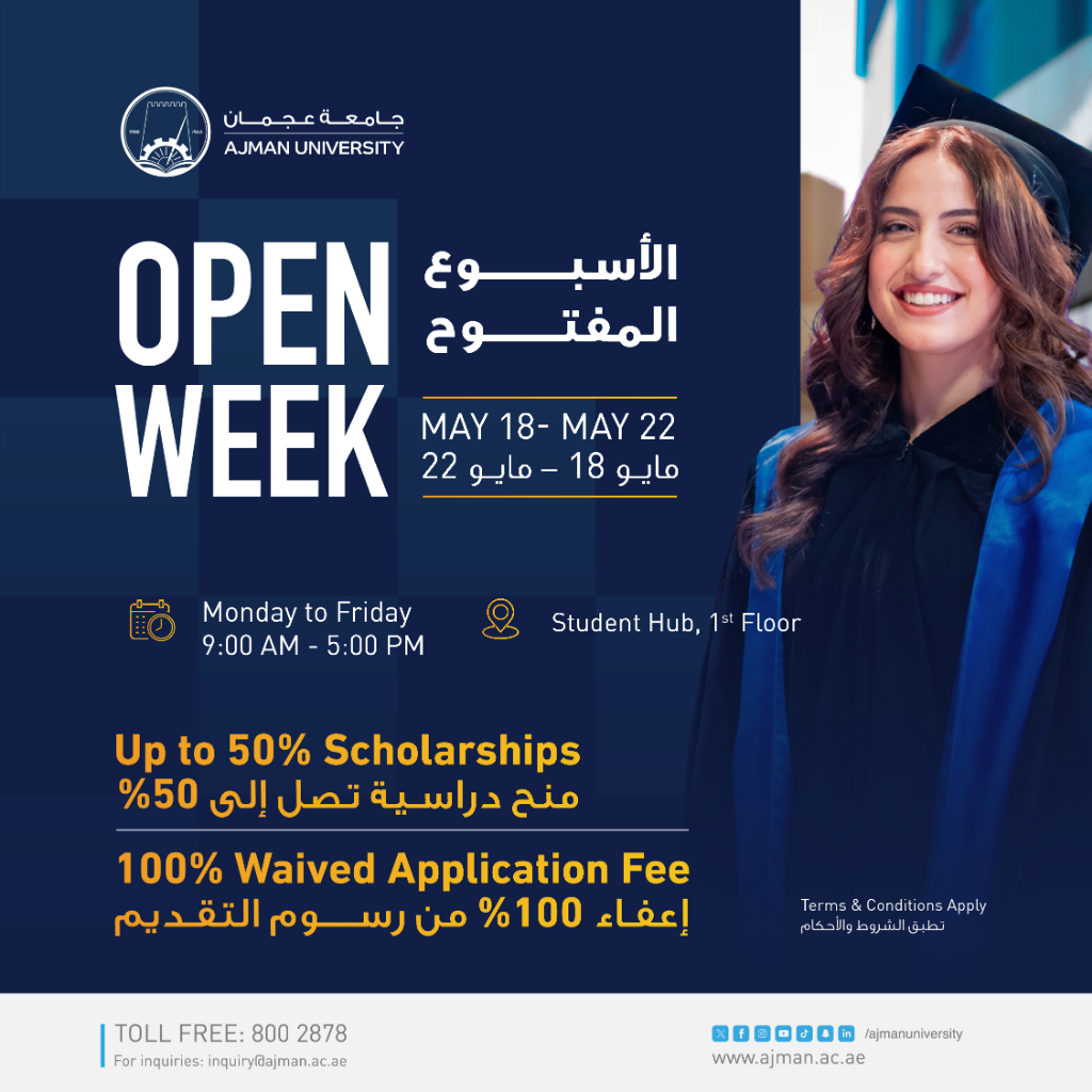 Open Week May 18 - 22