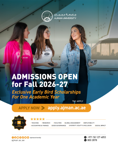 ADMISSIONS OPEN for Fall 2026-27