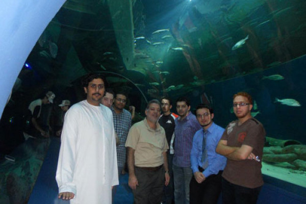 AUST Students Visit Sharjah Aquarium