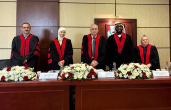 الطالب علي مسعود بلال يحصل على درجة الدكتوراه في القانون الخاص من جامعة عجمان