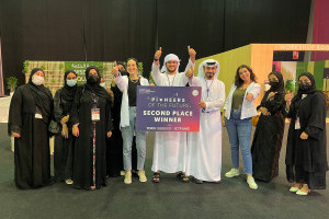 CBA Student Wins Second Place in Sheraa Hackathon