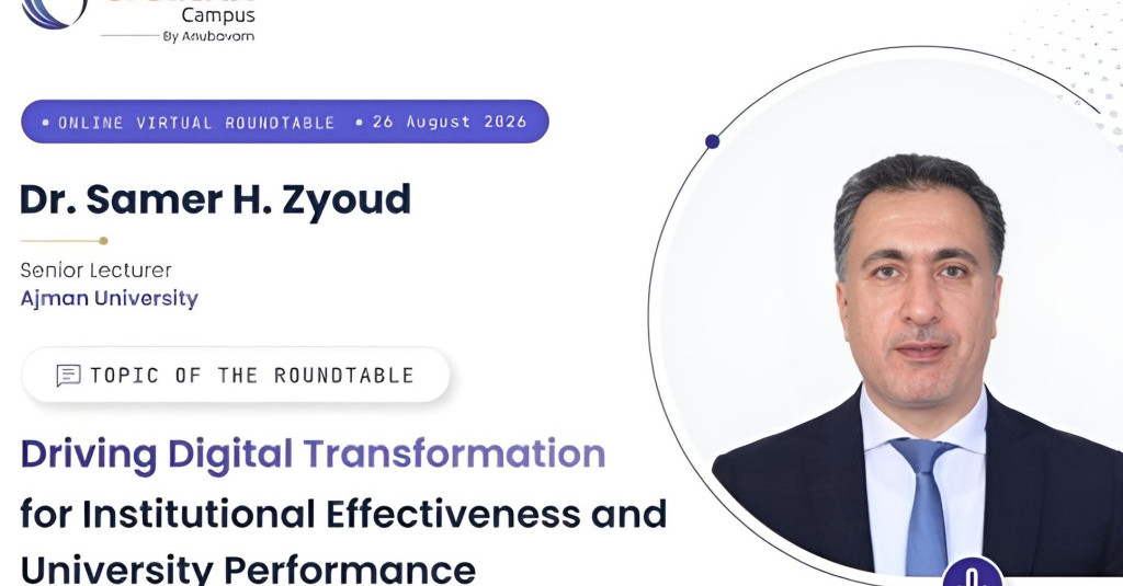 Dr. Samer H. Zyoud Shares Insights on Responsible AI Adoption in Higher Education