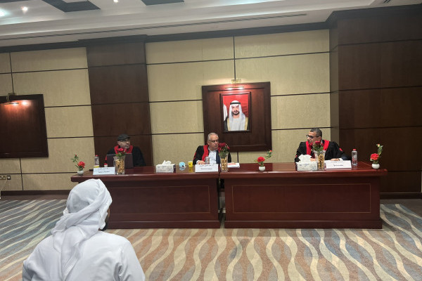 مناقشة رسالة الماجستير للطالب/ سهيل حمدان الزيودي