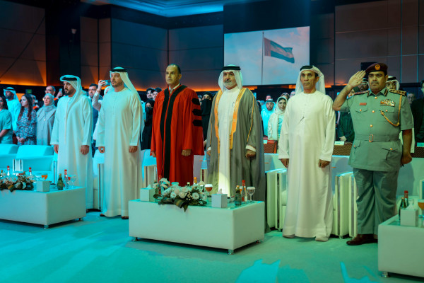 H.H. Sheikh Humaid Al Nuaimi Attends the Graduation Ceremony for Ajman University’s Class of 2025