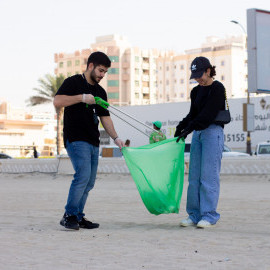 Beach Cleanup by FACT Club