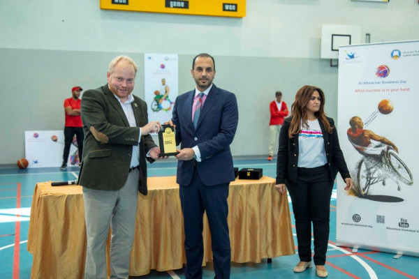 جامعة عجمان تستضيف مباراة كرة سلة لأصحاب الهمم