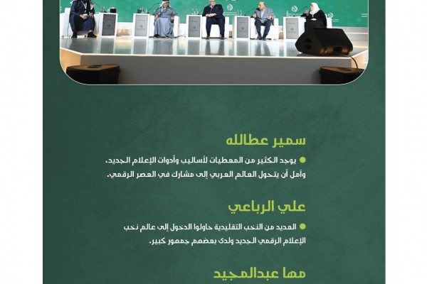 The College of Mass Communication Participates in the Second Saudi Media Forum