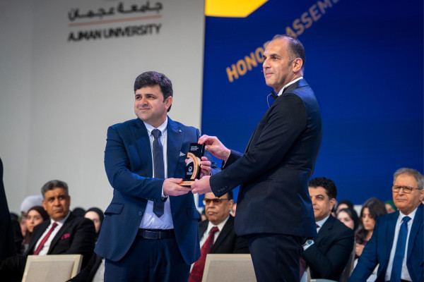 Ajman University Recognizes Excellence Across Its Academic Community and Strategic Partners at the 2024–25 Honors Assembly