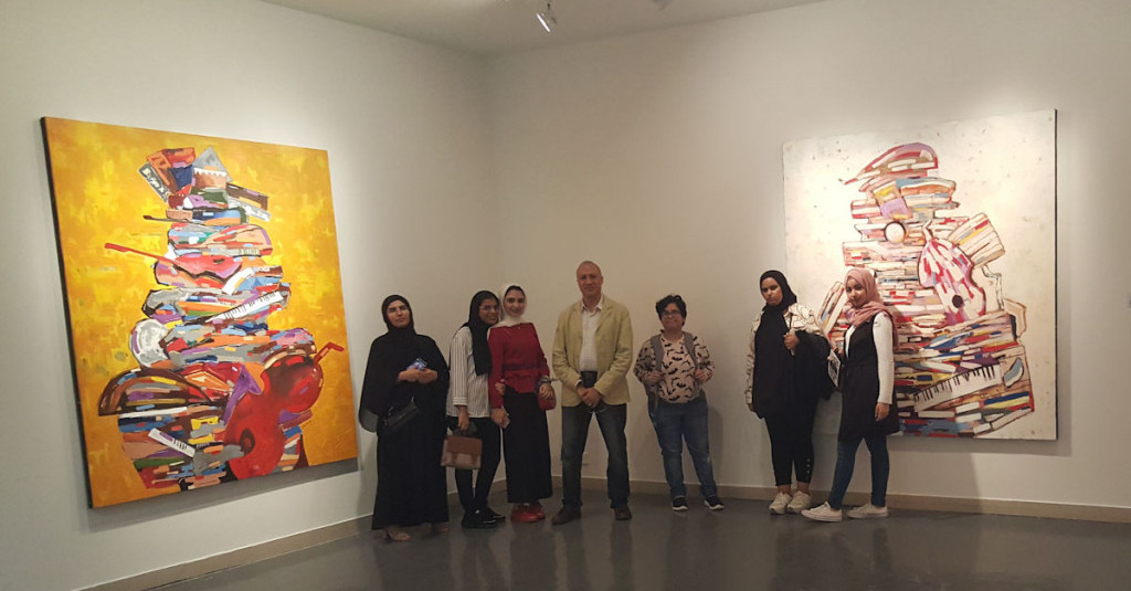 Field Visit for Graphic Design Students at Sharjah Art Museum