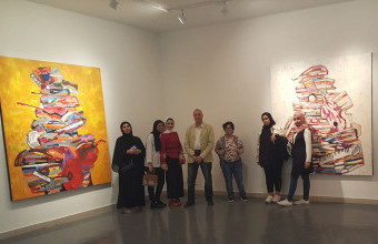 Field Visit for Graphic Design Students at Sharjah Art Museum