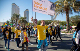 AU participates in ‘’Walk for Education”
