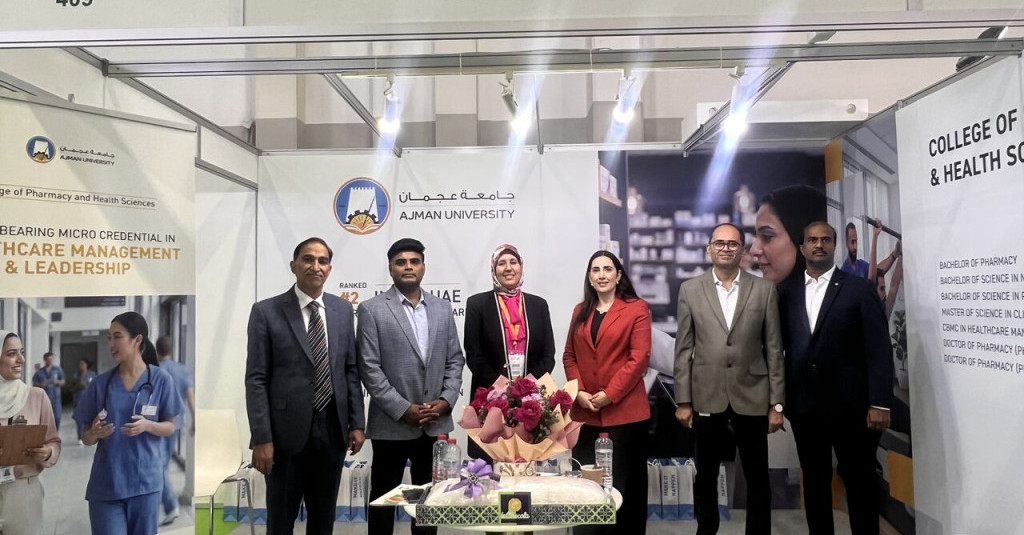 Ajman University College of Pharmacy & Health Sciences Showcases Academic and Industry Engagement at DUPHAT 2026