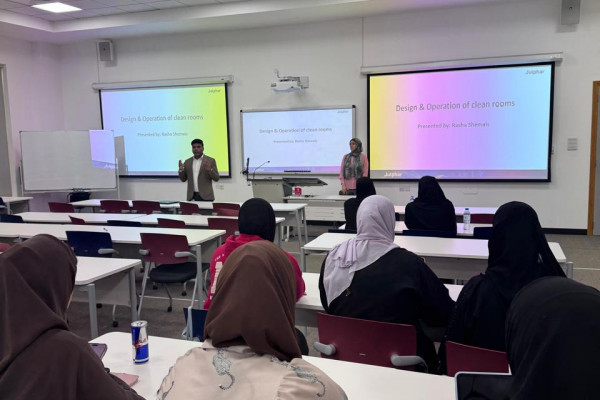 Ajman University’s College of Pharmacy and Health Sciences Hosts Expert Lecture on Pharmaceutical Clean Room Design and Operations to bridge Academia and Industry