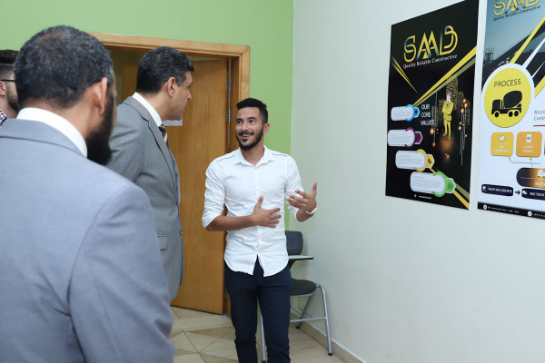 Graphic Design students design creative designs during their graduation exhibition