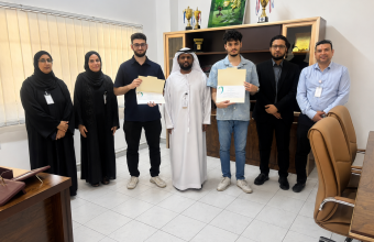 Ajman University's AI and Data Science Club Brings Hands-On AI Literacy Workshop to Manar Al Iman Charity Private School