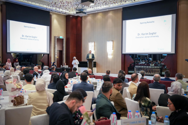 Ajman University Reinforces Its Research Leadership at the 9th Research Day, Showcasing Innovative Student Projects Across Diverse Disciplines