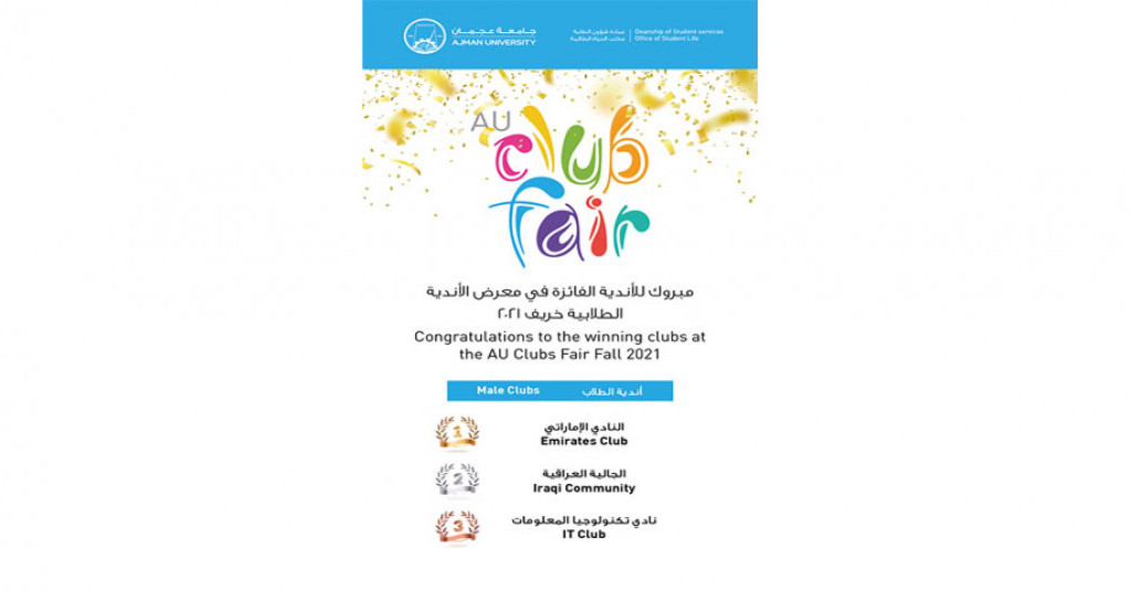 IT Club won the third place in the AU Club Fair Fall 2021