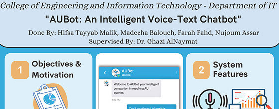 AUBot: An Intelligent Voice-Text Chatbot