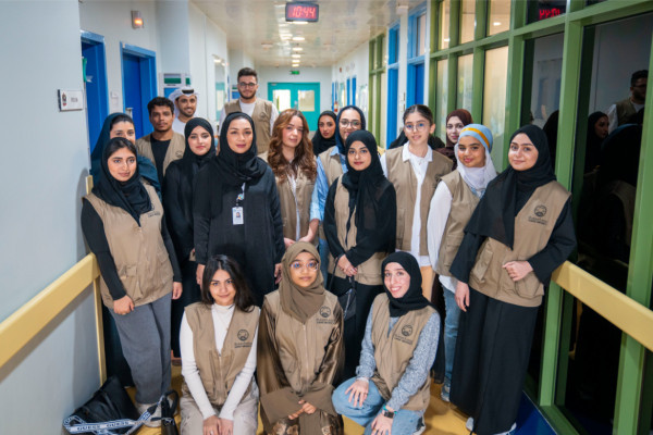 The Office of Community Engagement Organizes a Visit to Sheikh Khalifa Hospital