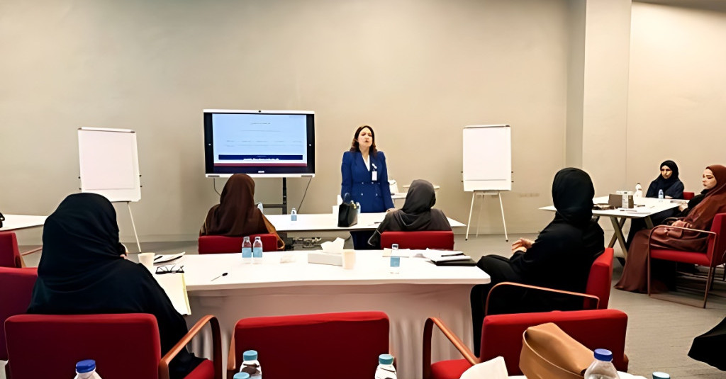 Faculty Member from College of Humanities and Sciences Participates in the 16th Social Work Conference in Sharjah