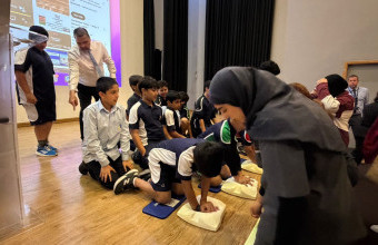 Teaching Kids to Step in and Save a Life at Ajman Academy — A CPR Awareness Workshop
