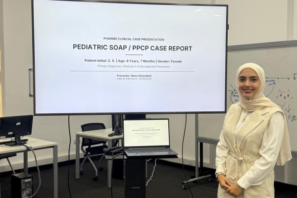 Cross-Border Learning in Pharmacy Practice: Ajman University’s College of Pharmacy and Health Sciences Welcomes Visiting Pharm.D. Student from Jordan