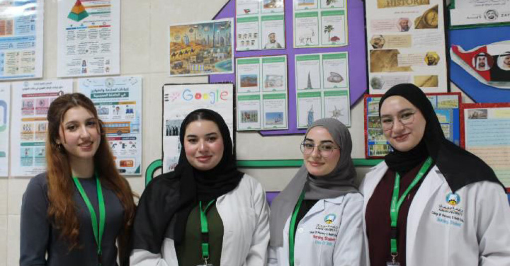 Ajman University's Nursing Club Delivers Nursing Care and Vital Basics Workshop for Students at Al Ahliya Private School