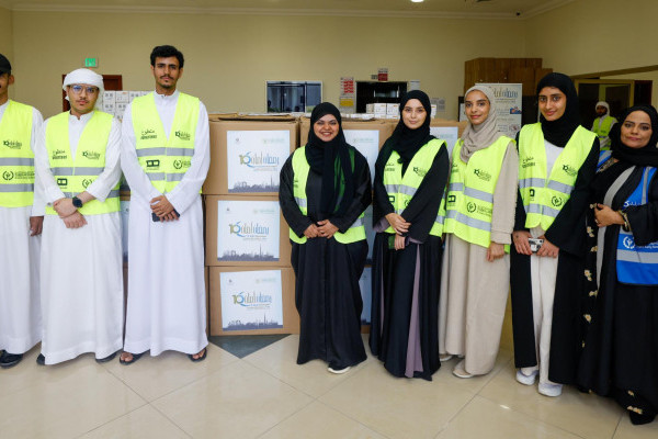 الأندية الطلابية بجامعة عجمان تشارك في حملة رمضان أمان