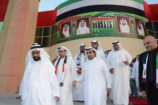 مقر جامعة عجمان بالفجيرة يحتفل باليوم الوطني الـ 44