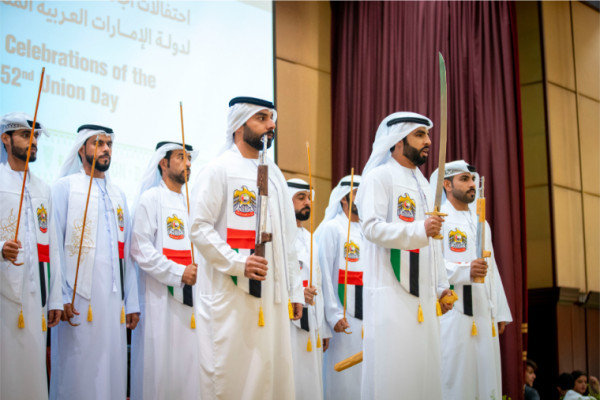 Ajman University Celebrates the UAE’s 52nd Union Day