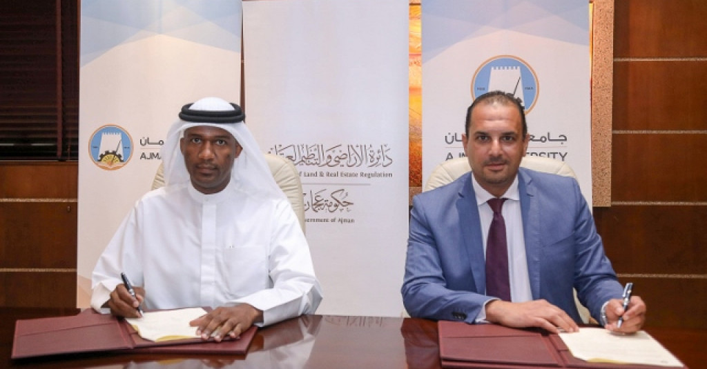 Ajman University signs MoU with Ajman Department of Land and Real Estate Regulation