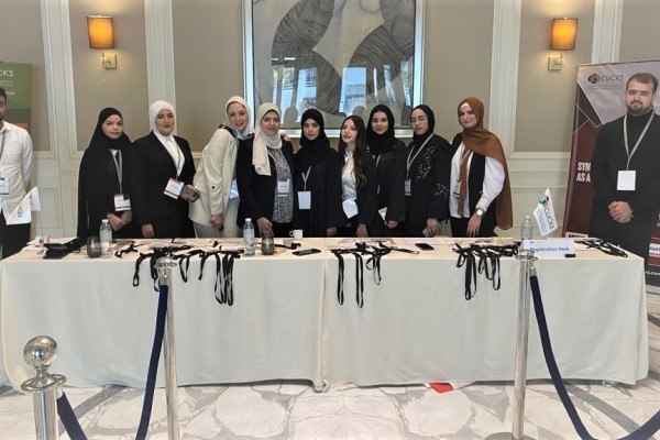 Honoring Ajman University Students for participating in organizing the International Symposium on Advancing Sustainability as a Core Purpose for Higher Education