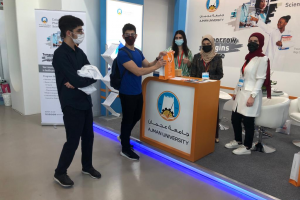 Ajman University won the first place among other universities in the students’ competition of pharmacy students and granted the first three awards in the poster competition