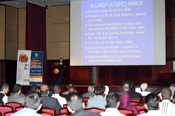 مناقشة إمكانية إنشاء مركز مختص في مرض الربو في دولة الإمارات خلال مؤتمر طبي متخصص في جامعة عجمان