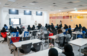 The Office of Student Recruitment and the College of Architecture, Art, and Design Hosts Taryam American Private School Students