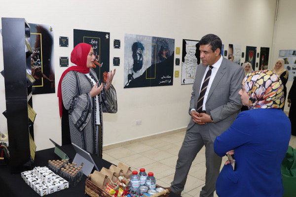 Graphic Design students design creative designs during their graduation exhibition