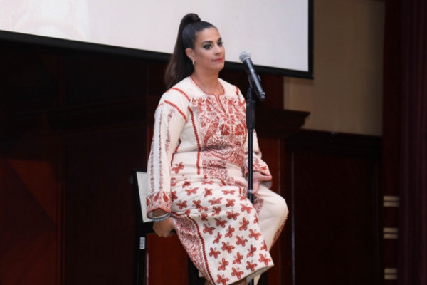 Comedian Maysoon Zayid enthralled audience at AU with Grit and Mirth