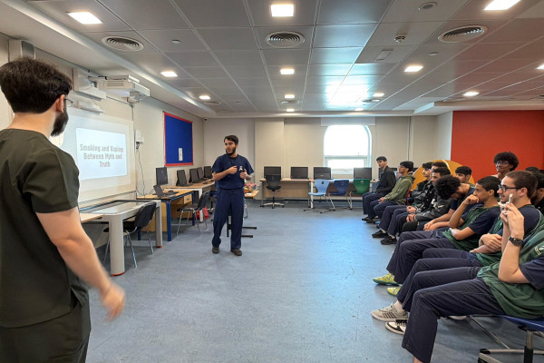 Oncology Student Club Brings Lung Cancer Awareness to International School of Creative Science Students