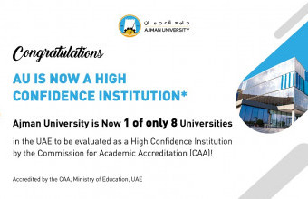 Ajman University Recognized as High Confidence Institution by UAE’s Commission for Academic Accreditation