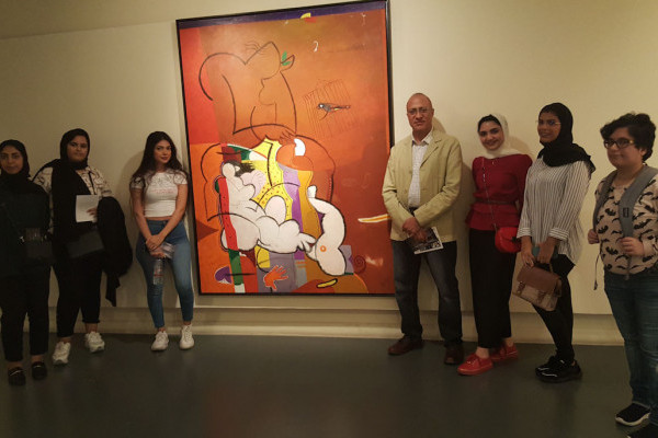 Field Visit for Graphic Design Students at Sharjah Art Museum