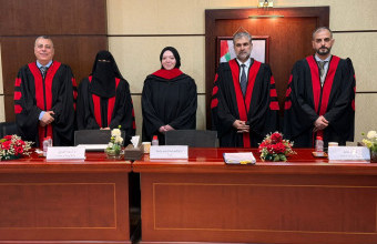الطالبة مريم عبد السلام رفاعي تناقش أطروحتها حول الحمل البديل في التشريع الإماراتي