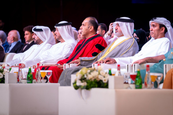 H.H. Sheikh Humaid Al Nuaimi Attends the Graduation Ceremony for Ajman University’s Class of 2025