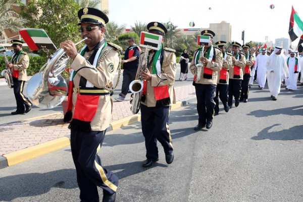 ولي عهد عجمان يشهد احتفالات جامعة عجمان باليوم الوطني الـ43