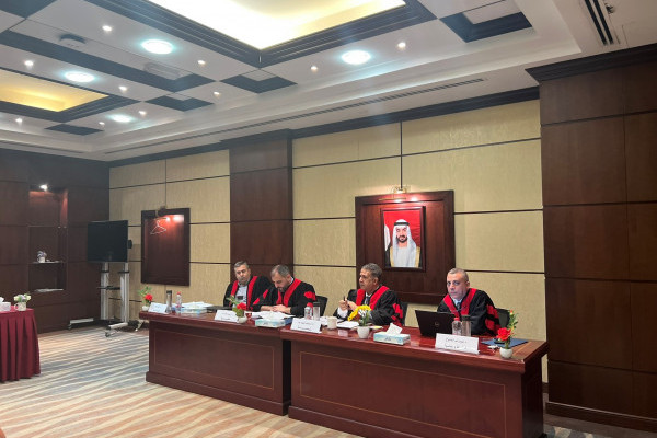 مناقشة أول رسالة دكتوراة في تخصص القانون المدني للطالبة / ياسمين علي قره