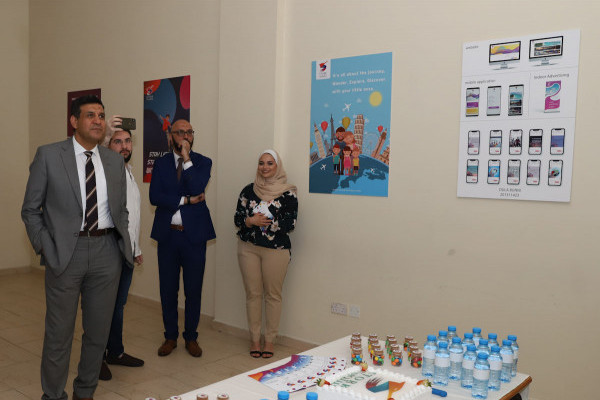 Graphic Design students design creative designs during their graduation exhibition