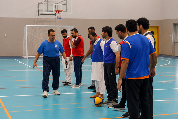 AU Athletics Unit Hosts Soccer Team Training Sessions for the International Charity Organization