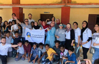 طلبة جامعة عجمان بمهمة إنسانية في كيرلا