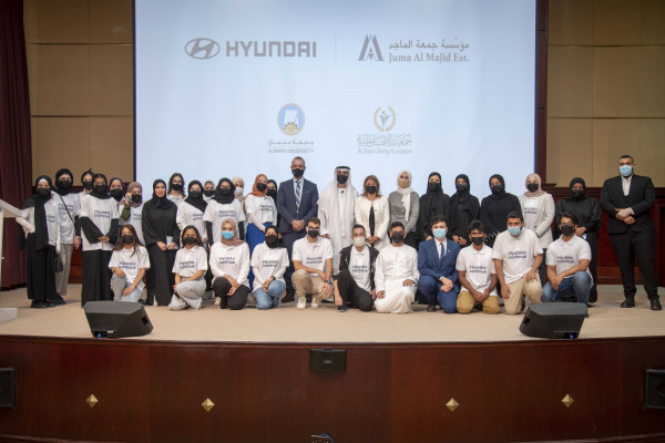 Ajman University Collaborates with Hyundai Motor Company to Launch Mobile Food Bank for Underprivileged