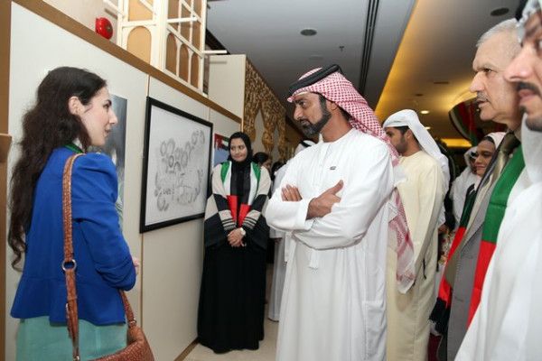 ولي عهد عجمان يشهد احتفالات جامعة عجمان باليوم الوطني الـ43