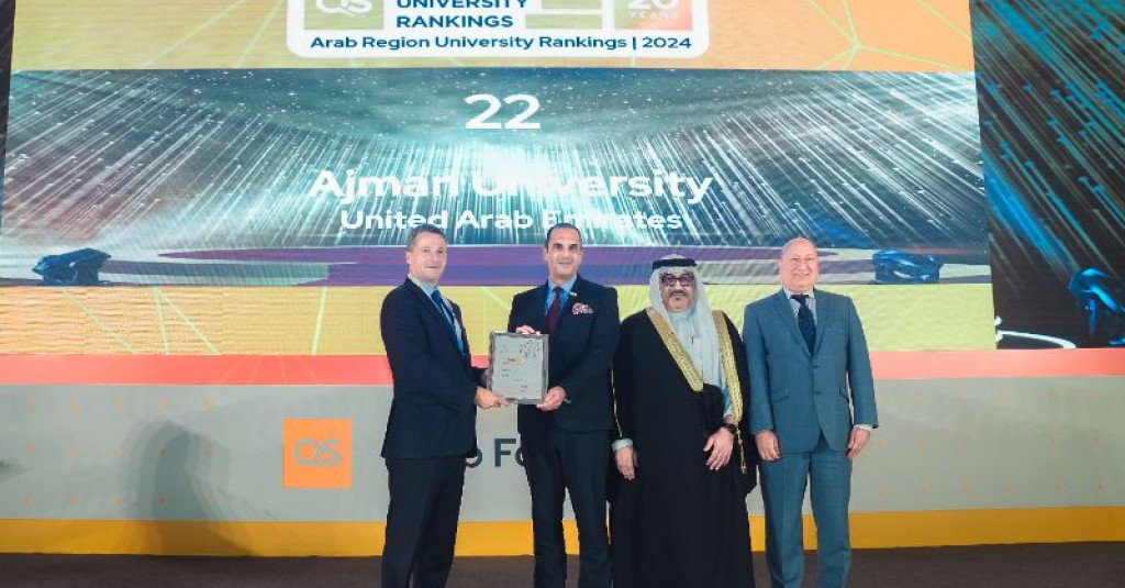 Ajman University Ranks #22 in the 2024 QS Arab Region Rankings